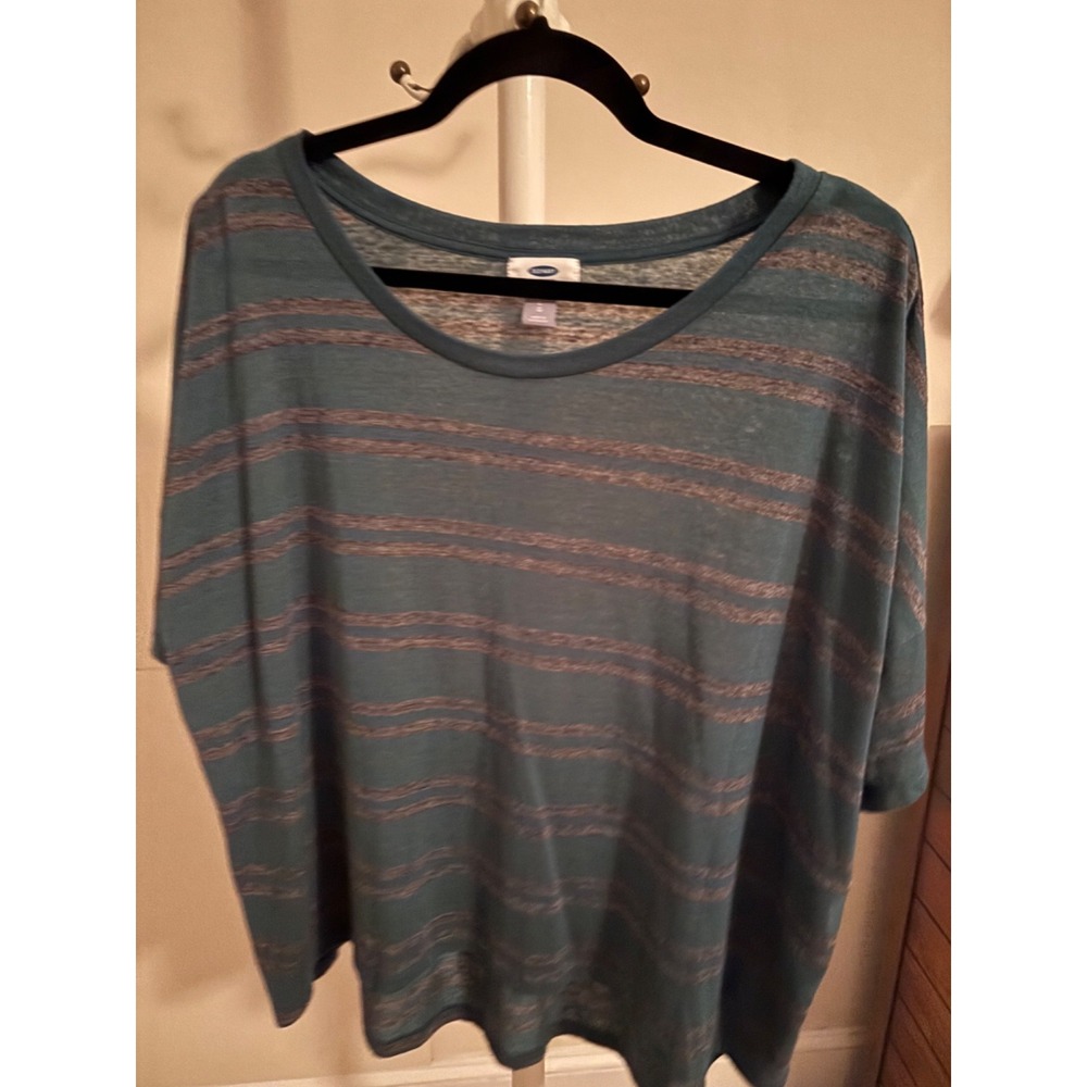 Old Navy short sleeve stripes size large